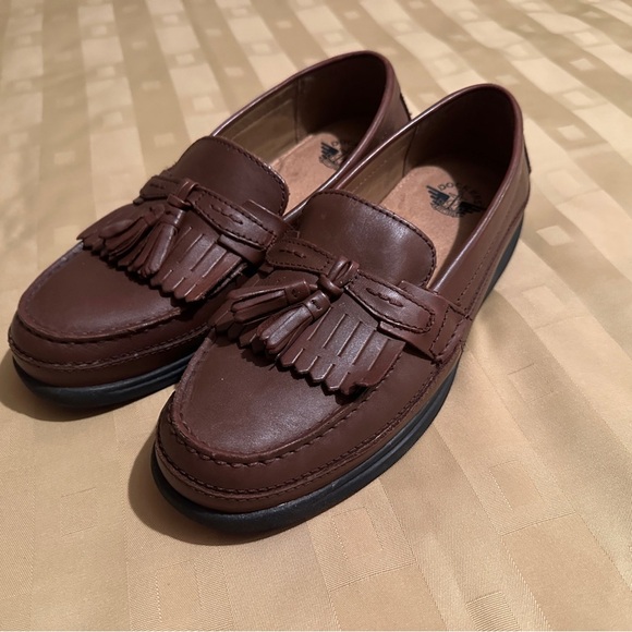 Dockers Men’s‎ Brown Leather Loafers Size 8 - Picture 2 of 10